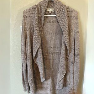 Knox Rose, Open Front Wrap, Knit Sweater
